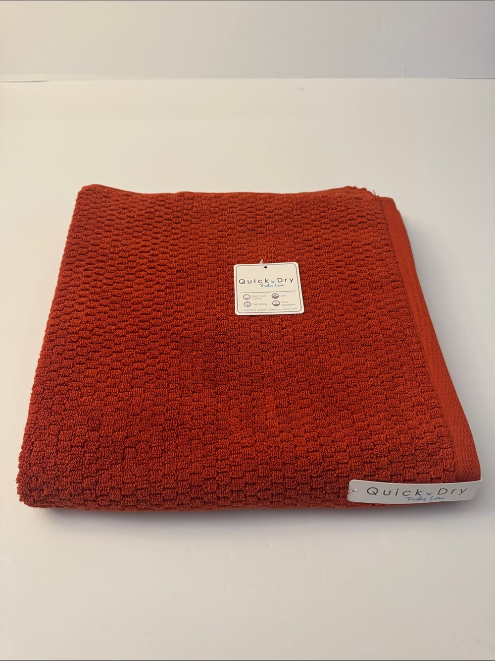 1pc TRULY LOU Quick Dry Zero Twist Cotton Bath Towel  - Rooibos TE